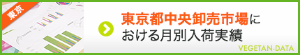 東京都中央卸売市場における月別入荷実績