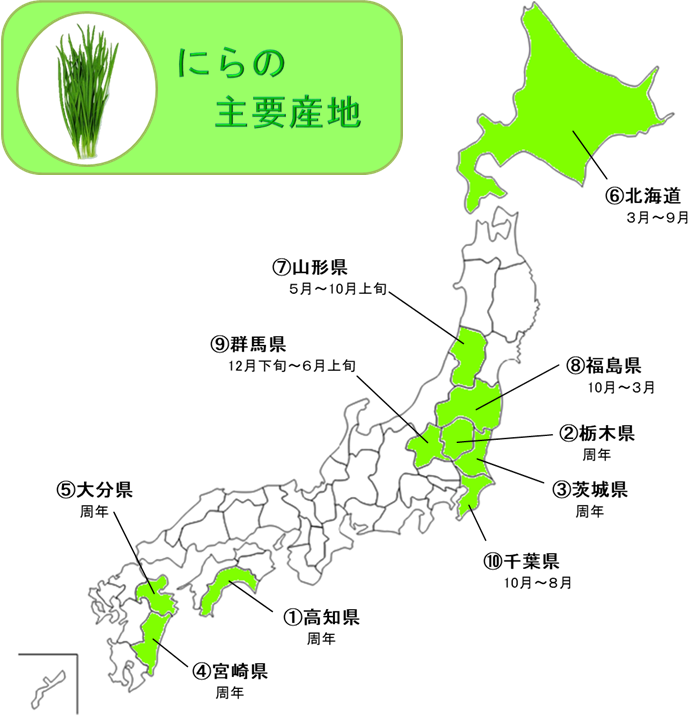 http://vegetan.alic.go.jp/ippan/18yasaimap/shuyousanti/chive/image12.jpg